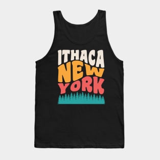 Ithaca New York State Parks Hiking Camping Tank Top